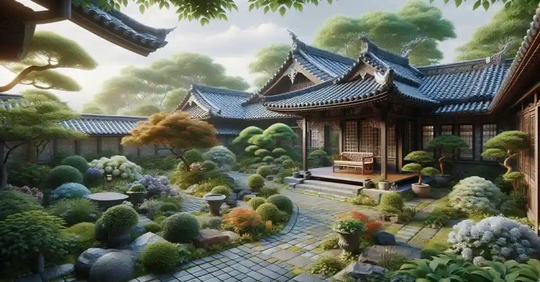 10 Idea Landskap Batu Bata Berwarna 2024 24 Taman Berbumbung 1