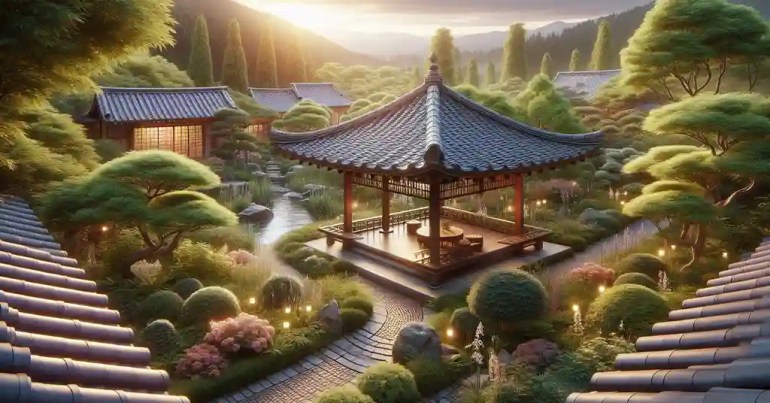 10 Idea Landskap Batu Bata Berwarna 2024 26 Taman Berbumbung 3